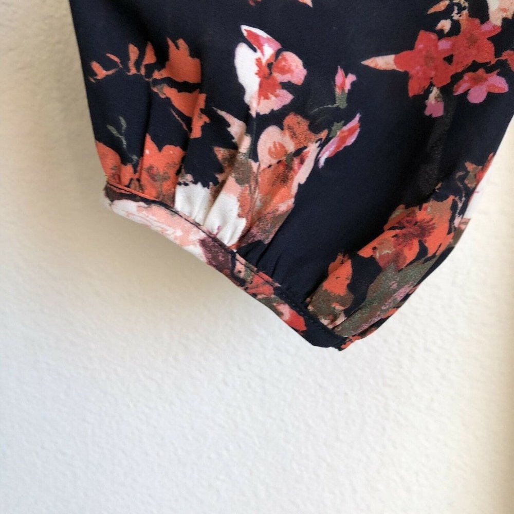 Lulus Shifting Dears Navy Blue Floral Print Dress - Picture 4 of 12